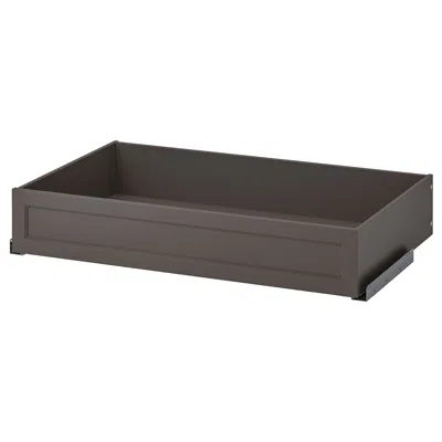 Ikea Komplement Drawer With Framed Front, Dark Gray, 39 3/8x22 7/8 "