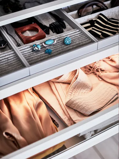 Ikea Komplement Insert For Jewelry, Light Gray, 9 7/8x20 7/8x2 "