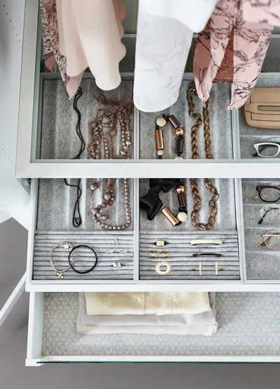 Ikea Komplement Insert For Pull-out Tray, Light Gray, 19 5/8x22 7/8 "