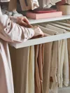 Ikea Komplement Pull-out Pants Hanger, White, 39 3/8x22 7/8 " In Neutral
