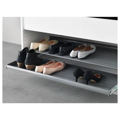 Ikea Komplement Pull-out Shoe Shelf, Dark Gray, 39 3/8x22 7/8 "