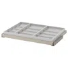 Ikea Komplement Pull-out Tray With Insert, Gray-beige/light Gray, 29 1/2x22 7/8 "