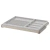 Ikea Komplement Pull-out Tray With Insert, Gray-beige/light Gray, 29 1/2x22 7/8 "