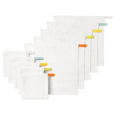 Ikea Krama Washcloth, White, 12x12 "