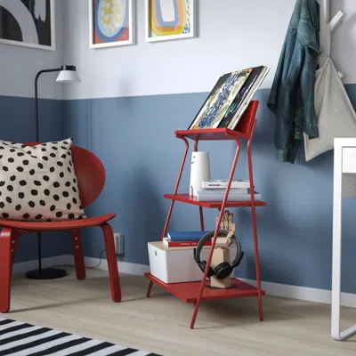 Ikea Krönikör Open Storage, Red, 23 3/4x13 3/4x35 5/8 "