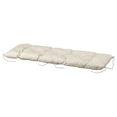 Ikea Kuddarna Bench Pad, Outdoor, Light Grey-beige, 47 1/4x15 3/4 "