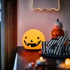 Ikea Kustfyr Led Table Lamp, Pumpkin Orange In Multi