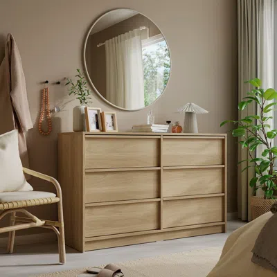 Ikea Kvalmsö Mirror, Beige, 35 3/8 " In Neutral