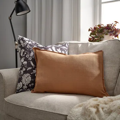Ikea Lagerpoppel Cushion Cover, Light Brown, 16x23 "