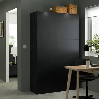 Ikea Lappviken Door, Black-brown, 23 1/2x25 1/8 " In Multi