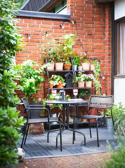 Ikea Läckö Table, Outdoor, Gray, 27 1/2 "