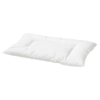 Ikea Len Crib Pillow, White, 14x22 "