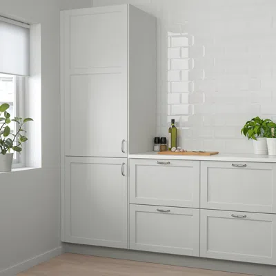 Ikea Lerhyttan Door, Light Gray, 15x20 " In White