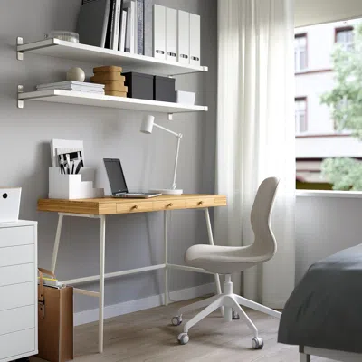 Ikea Lillåsen Desk, Bamboo, 40 1/8x19 1/4 "