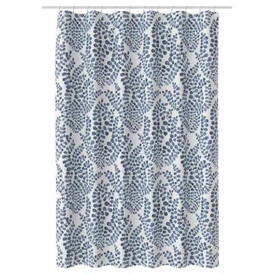 Ikea Löjtnant Shower Curtain, Blue, 72x72 " In Gray