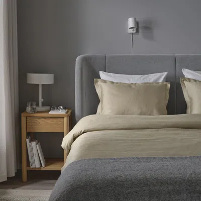 Ikea Läkevänderot Duvet Cover And Pillowcase(s), Beige, Full/queen
