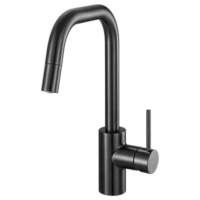 Ikea Älmaren Kitchen Faucet With Pull-out Spout, Black, Height: 14 ¼ "