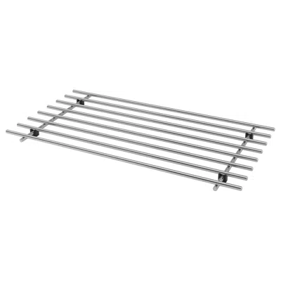 Ikea Lämplig Trivet, Stainless Steel, 20x11 " In Silver