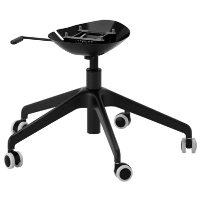 Ikea Långfjäll Star Base With 5 Legs And Casters, Black, Width: 26 3/4 "