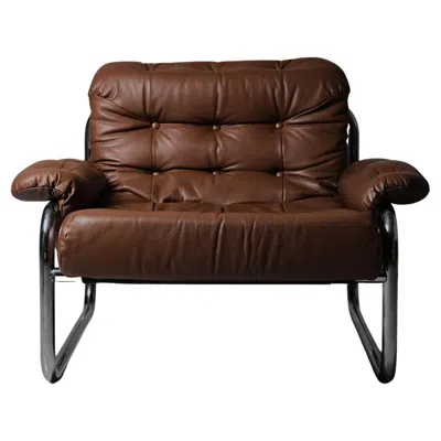 Pre-owned Ikea Lounge Chair By John Bertil Häggström For , Sweden, 1970s In Black