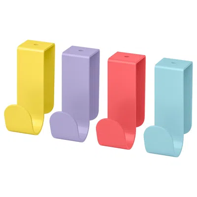Ikea Lätthet Hook And Clip, Multicolor, Width: 2 "