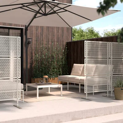 Ikea Lungön Privacy Screen, Off-white Indoor/outdoor, 55 1/8x31 1/2x15 3/4 "