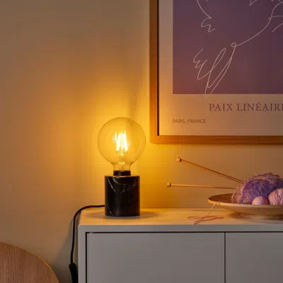Ikea Lunnom Led Bulb E26 800 Lumen, Dimmable/globe Clear Glass, 5 "