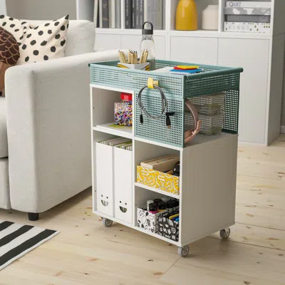 Ikea Lysmask Box, Set Of 4, Patterned/multicolor