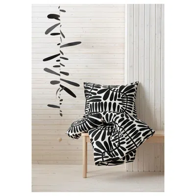 Ikea Majsmott Duvet Cover And Pillowcase(s), Off-white/black, Twin