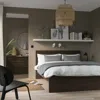 Ikea Malm Bed Frame, Dark Brown Veneer, Full