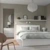 Ikea Malm Bed Frame, White, King In White