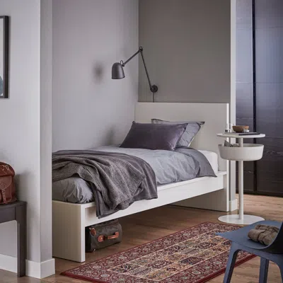 Ikea Malm Bed Frame With Mattress, White/vesteröy Firm, Twin