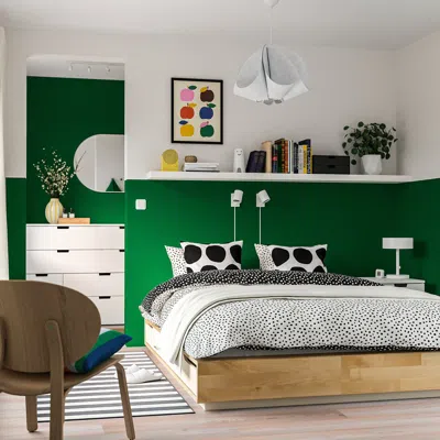 Ikea Mandal Bed Frame With Storage, Birch/white, Full