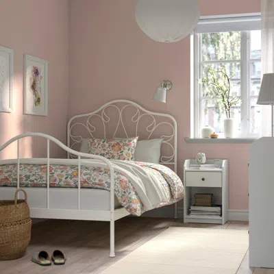 Ikea Mellgrund Bed Frame, Off-white, Full