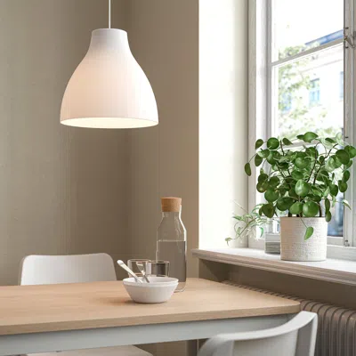 Ikea Melodi Pendant Lamp, White, 11 "