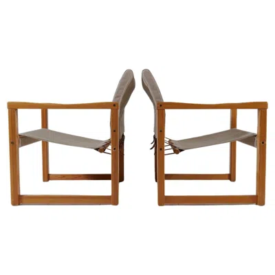 Pre-owned Ikea Midcentury Modern Karin Mobring Armchairs Model Diana By  In Sweden, 1970s In Brown