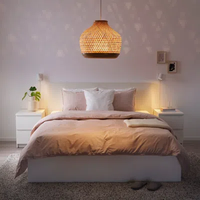 Ikea Misterhult Pendant Lamp, Bamboo/handmade, 18 "