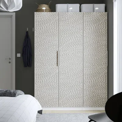 Ikea Mistudden Door, Gray/patterned, 19 1/2x76 5/8 "
