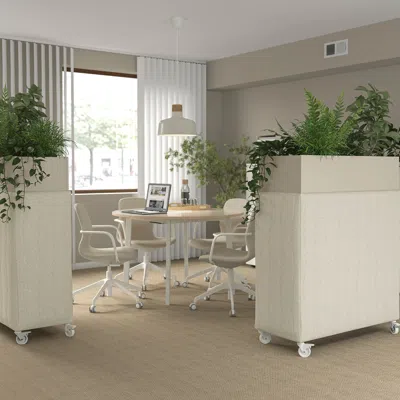 Ikea Mittzon Acoustic Plant Box With Castors, Gunnared Beige, 39 3/8x16 1/2x48 3/8 "