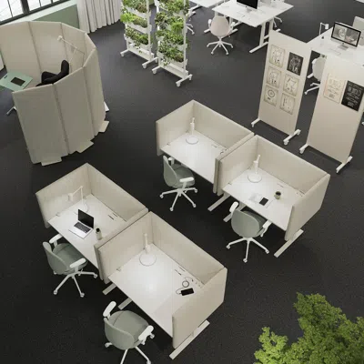 Ikea Mittzon Desk Sit/stand, Electric White, 47 1/4x31 1/2 "