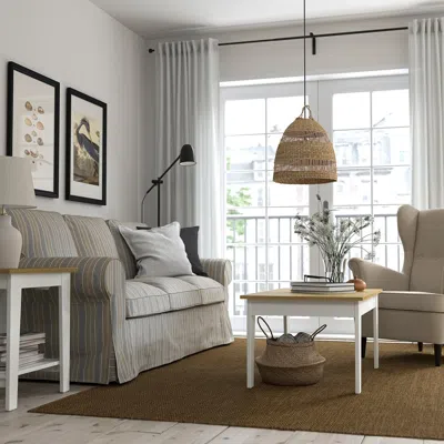 Ikea Ämmaryd Coffee Table, White, 38 5/8x23 1/4 " Square, Rectangular, White, Traditional In Multi