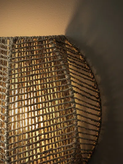 Ikea Månalg Wall Lamp, Sedge/handmade, Max.: 13 W In Brown