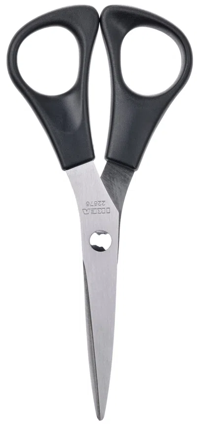 Ikea Månöga Scissors, Stainless Steel/black, Length: 6 "