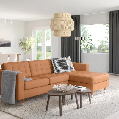 Ikea Morabo Sofa, Grann/bomstad Golden Brown, Width: 96 1/8 "