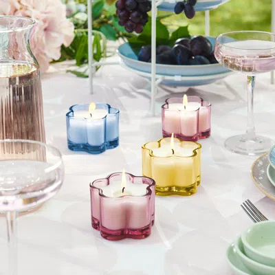 Ikea Morkulla Scented Candle In Glass, Lilac Assorted Colors, 12 Hr In Multi