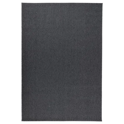 Ikea Morum Rug Flatwoven, In/outdoor, Dark Gray, 5 ' 3 "x7 ' 7 "