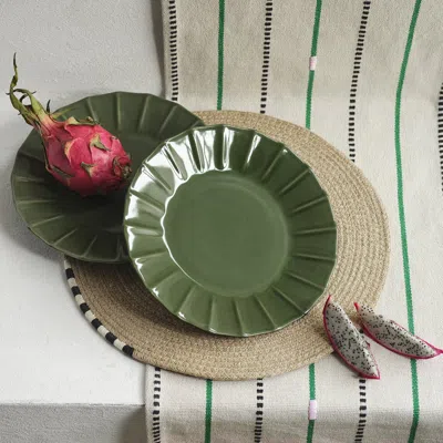Ikea Mävinn Plate, Green, 9 ½ "