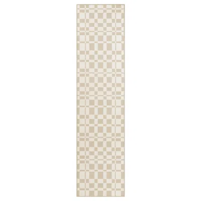 Ikea Nattåg Kitchen Mat, Beige/check, 1 ' 6 "x5 ' 11 "