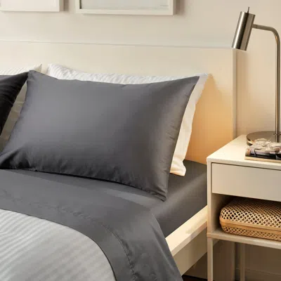 Ikea Nattjasmin Flat Sheet, Dark Gray, Full/double