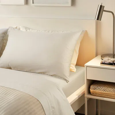 Ikea Nattjasmin Flat Sheet, Light Beige, Full/double In Neutral